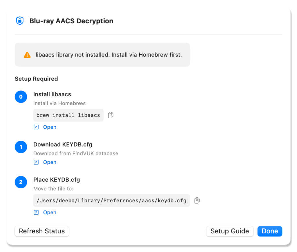 Lossless Extract AACS setup guide