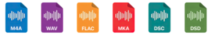 output formats